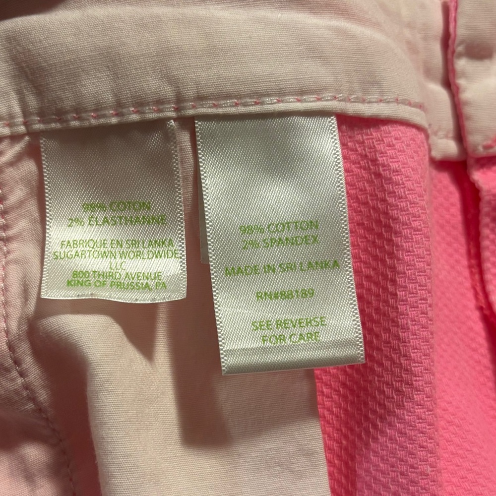 Lilly Pulitzer hot pink scalloped shorts, 16 - Picture 7 of 7